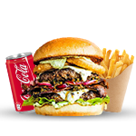 Flame Peri Peri Burger Meal 