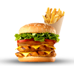 Double Chicken Burger 